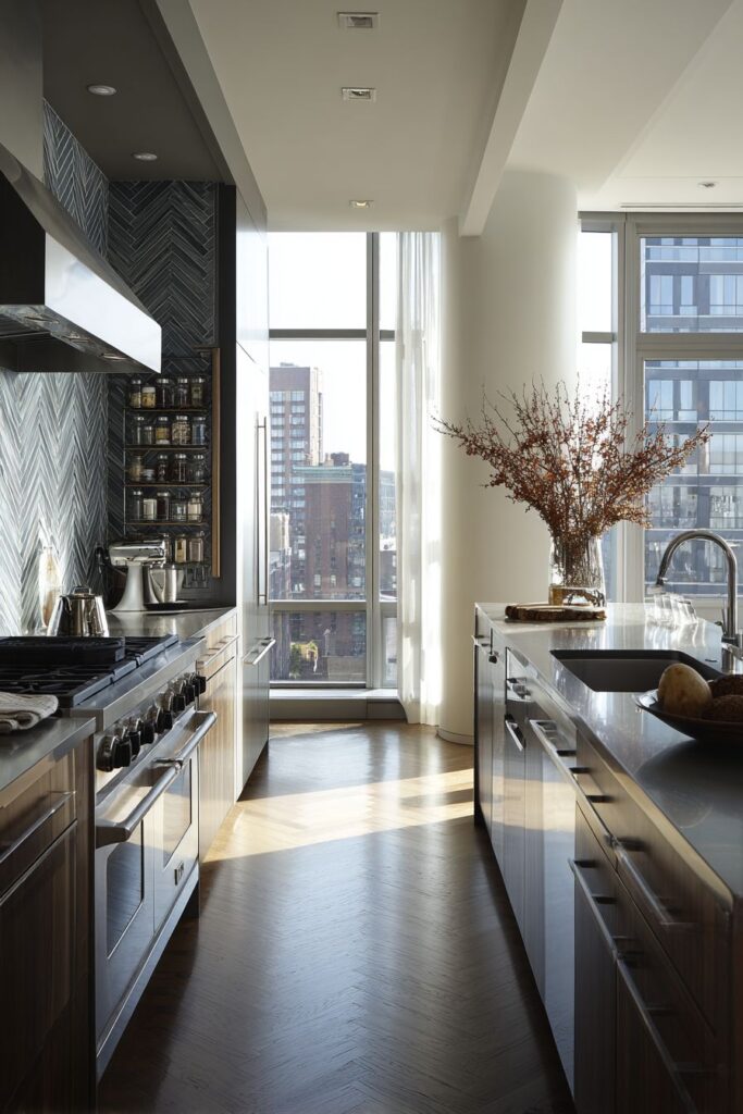 Galley-Style Efficiency with Custom Organization Systems