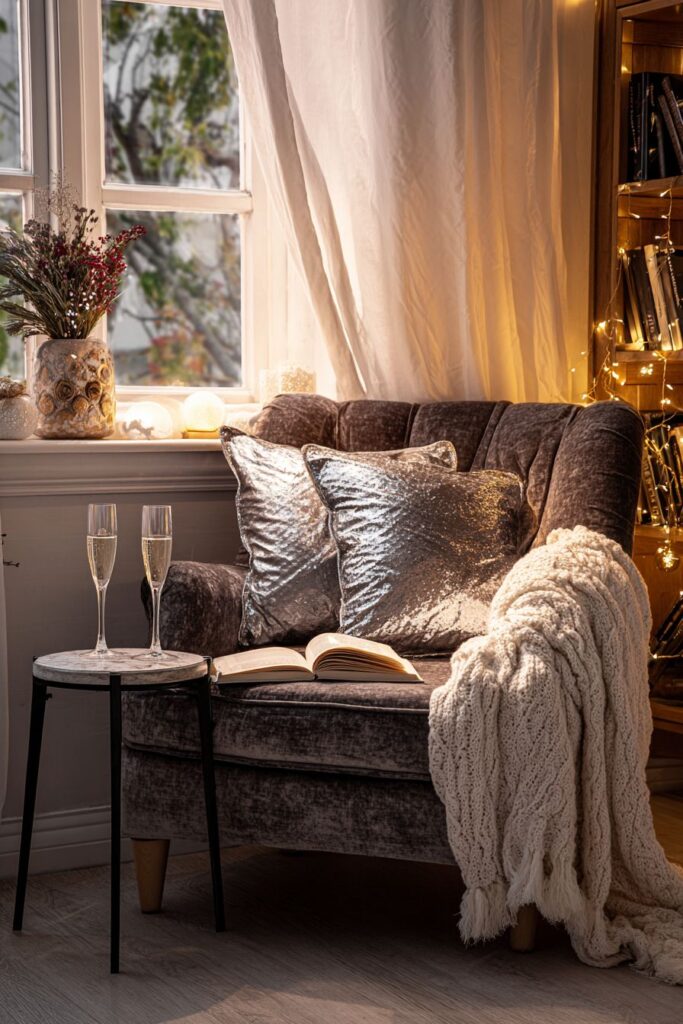 Cozy Reading Nook Reflection Space