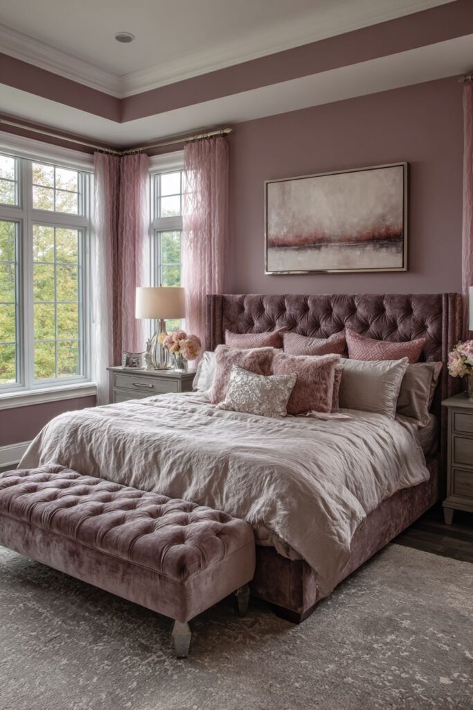Master Suite in Mauve Magnificence
