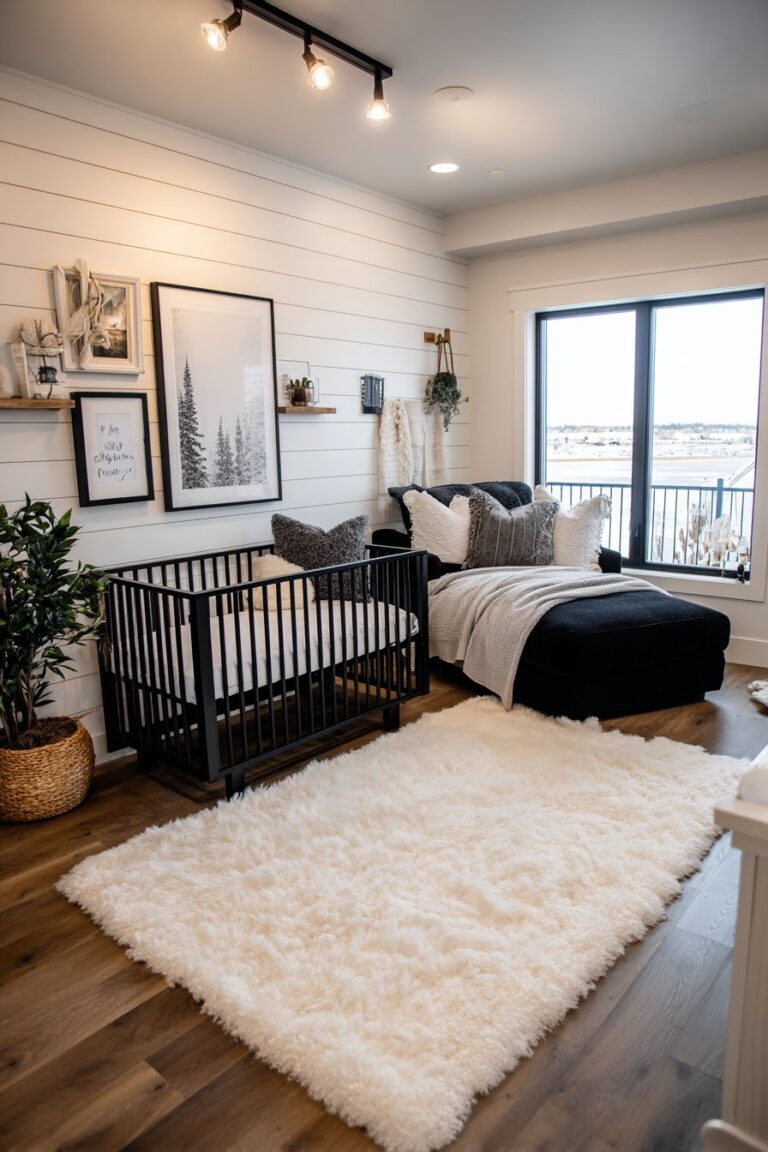 Shared baby room with parents ideas