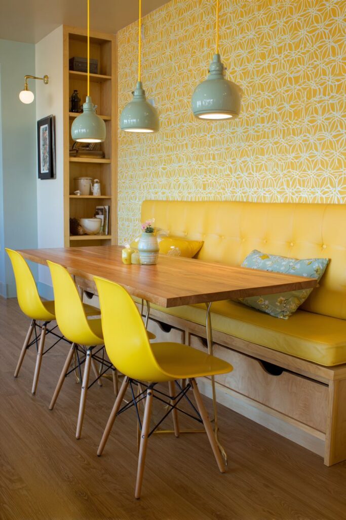 Mid-Century Modern Yellow Revival