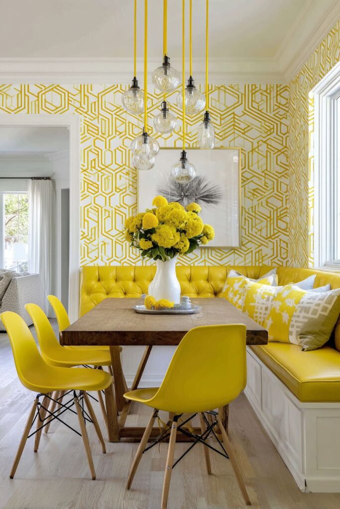 Mid-Century Modern Yellow Revival