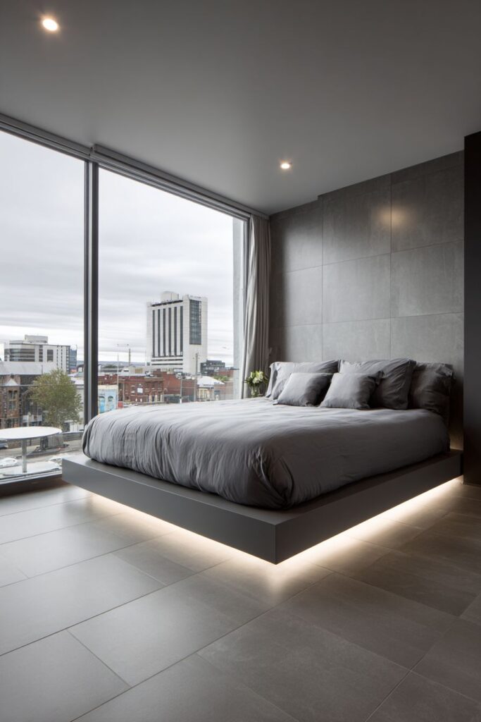 CONTEMPORARY TECH-FORWARD TWIN BEDROOM