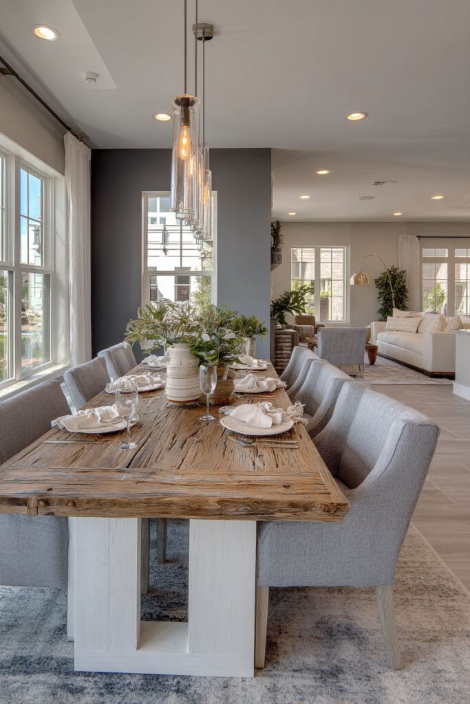 Contemporary Transitional Two-Tone Modern Sophistication