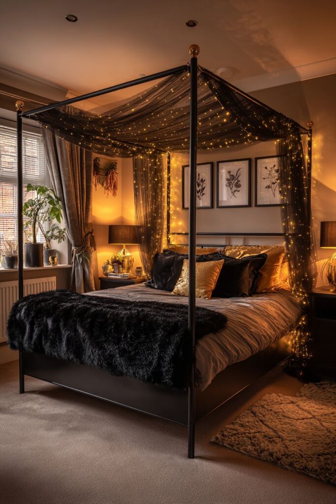 Dramatic Four-Poster Romance