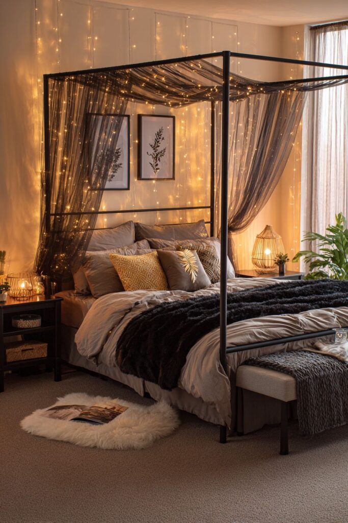 Dramatic Four-Poster Romance