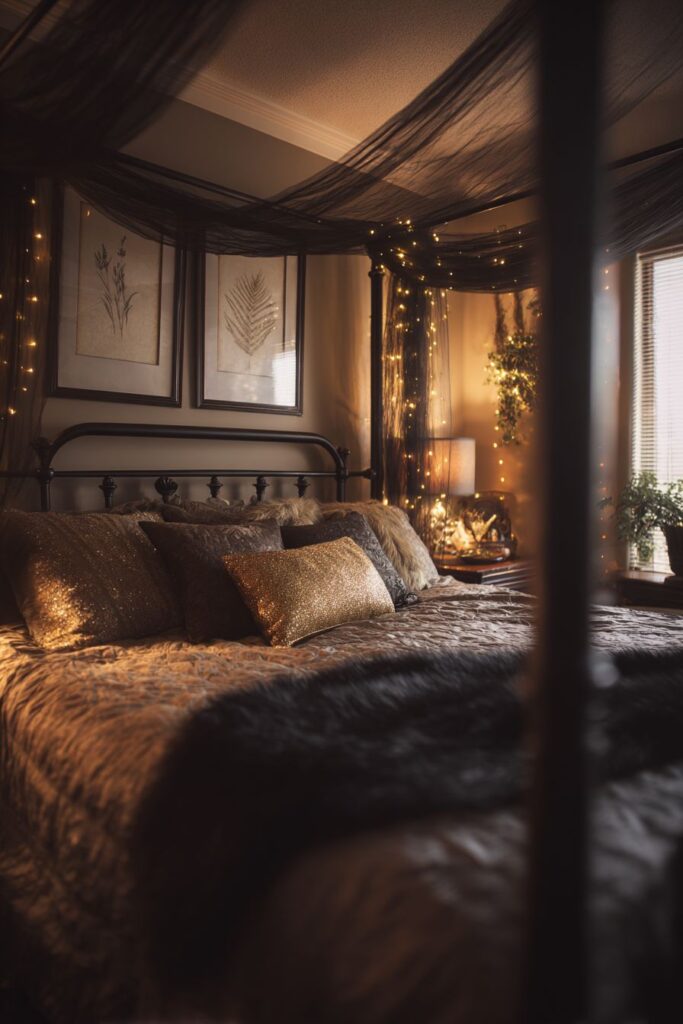 Dramatic Four-Poster Romance