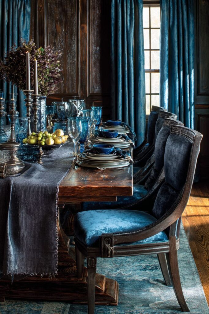 Mixed Blue Textures for Sophisticated Layering