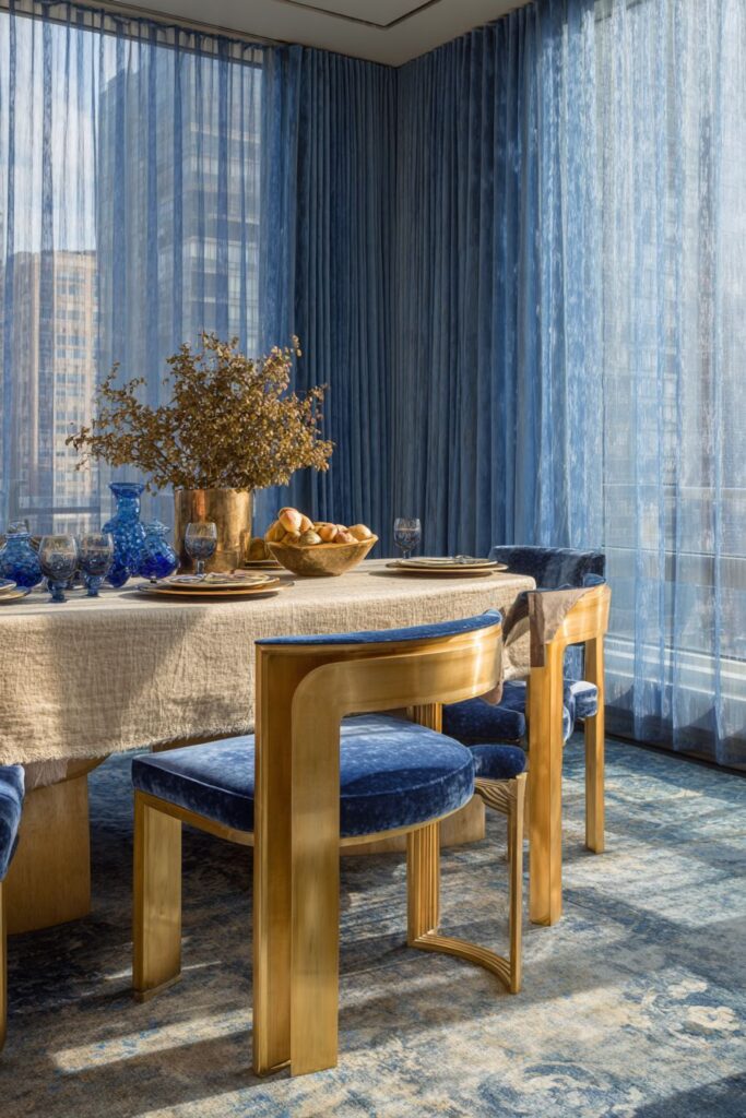 Mixed Blue Textures for Sophisticated Layering