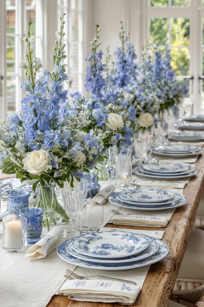 Periwinkle Transferware Timelessness