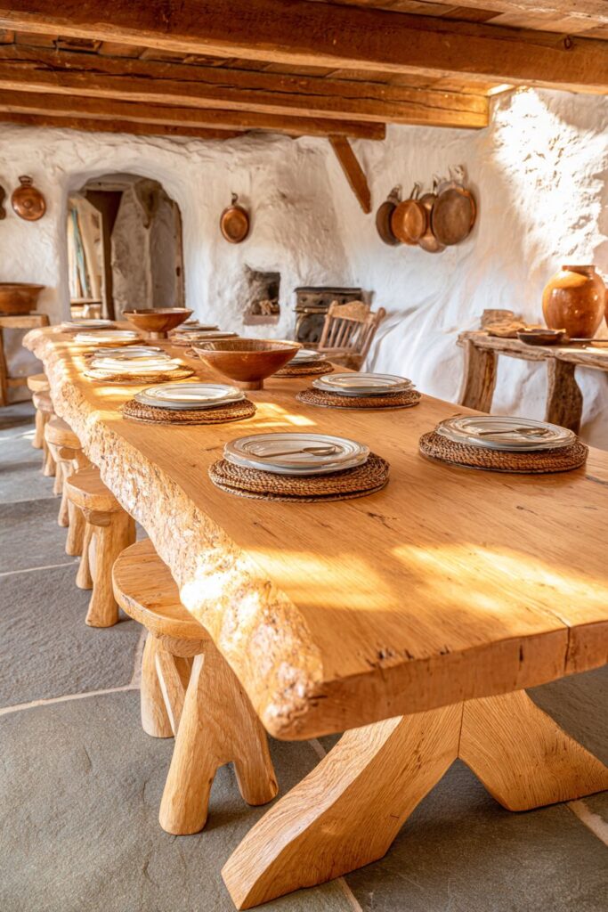 Sawbuck Table Post-and-Beam Construction