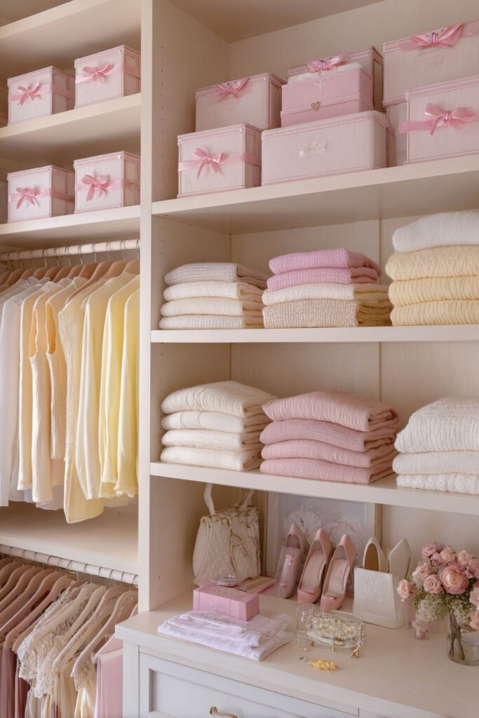 Color-Coordinated Closet Organization Excellence