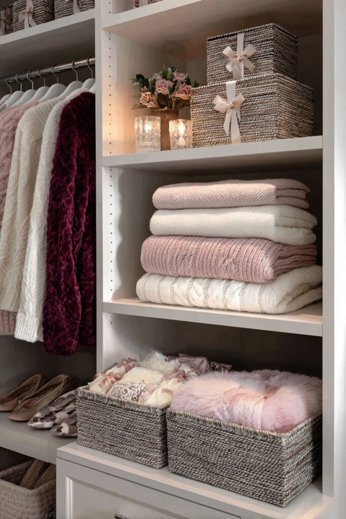 Color-Coordinated Closet Organization Excellence