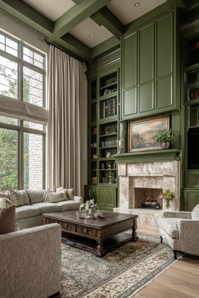 Luxury Green Built-In Sophistication