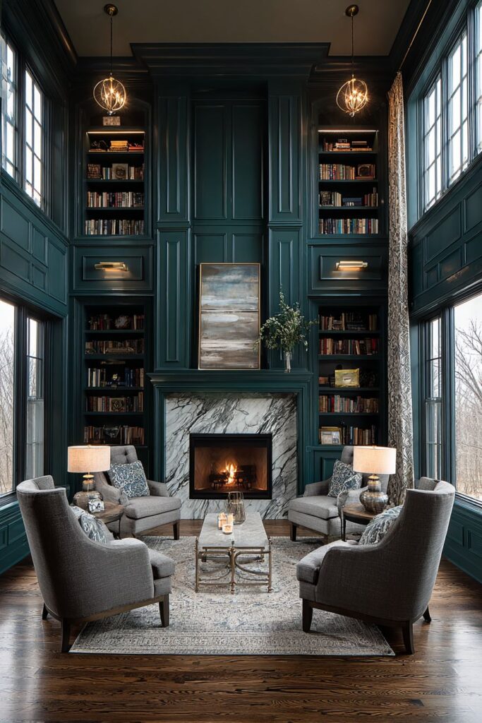 Luxury Green Built-In Sophistication