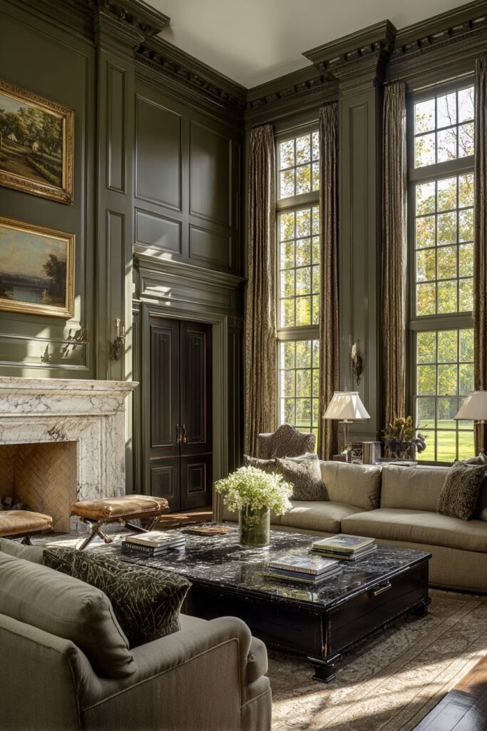 Luxury Green Built-In Sophistication