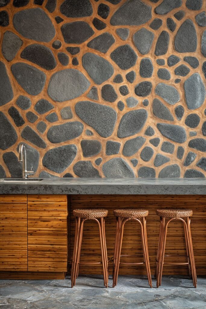 Sustainable Bamboo and Soapstone Harmony