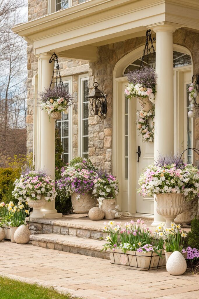 Vertical Garden with Hanging Basket Drama