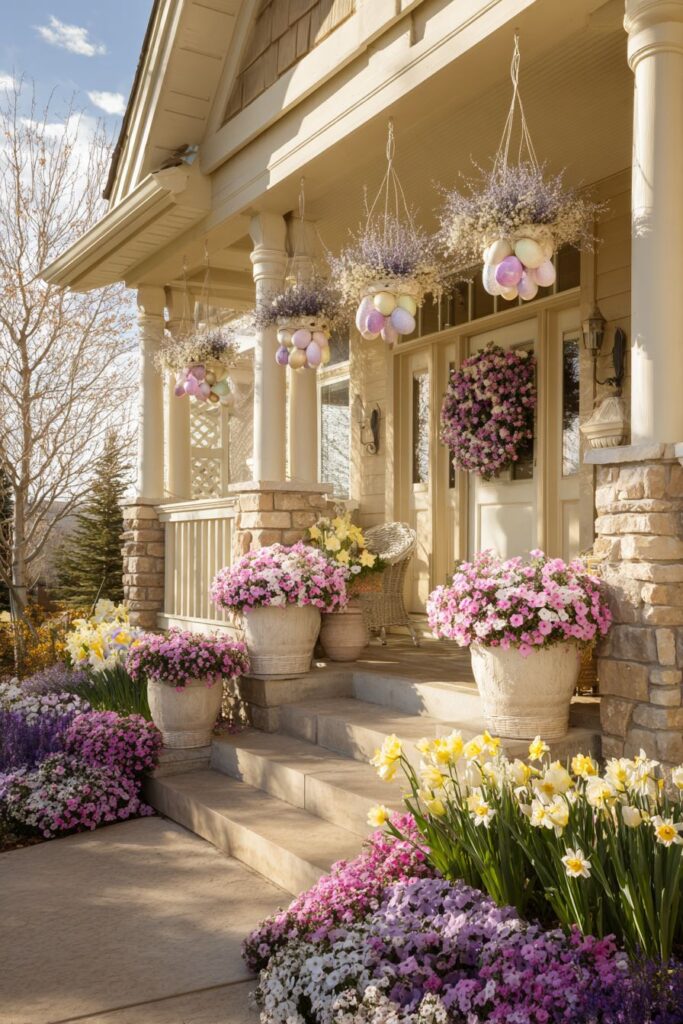 Vertical Garden with Hanging Basket Drama