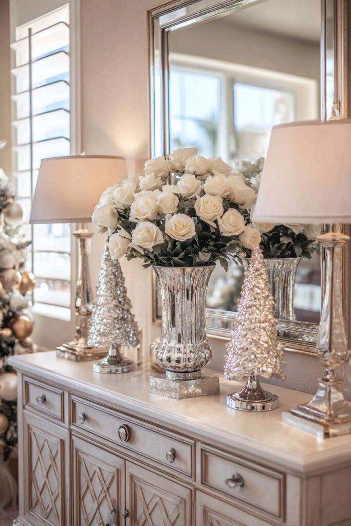 Console Table Symmetrical Display