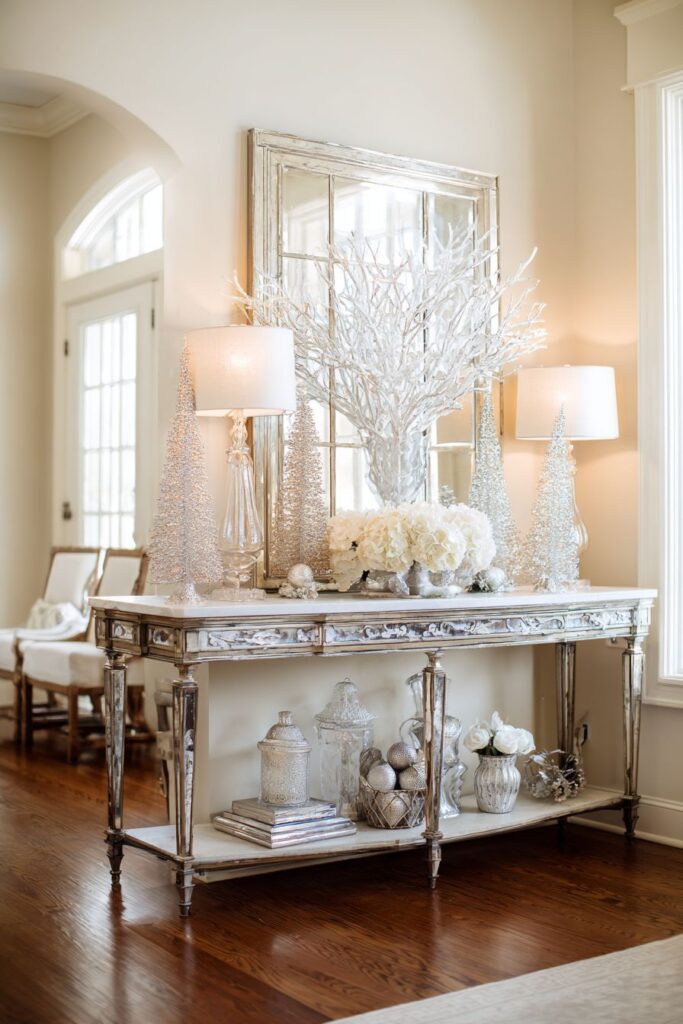 Console Table Symmetrical Display