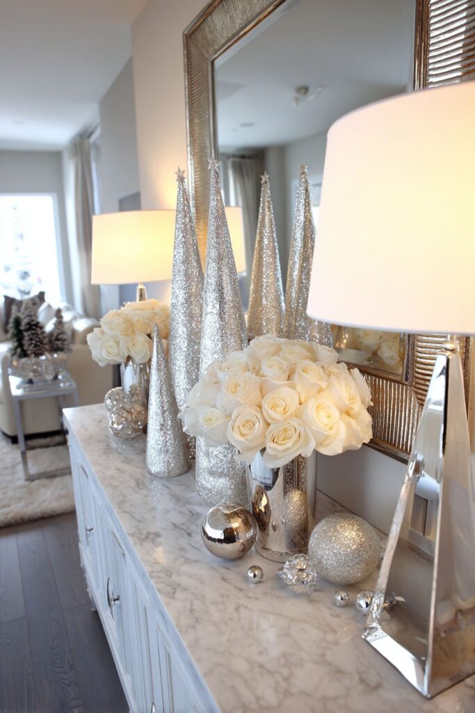 Console Table Symmetrical Display