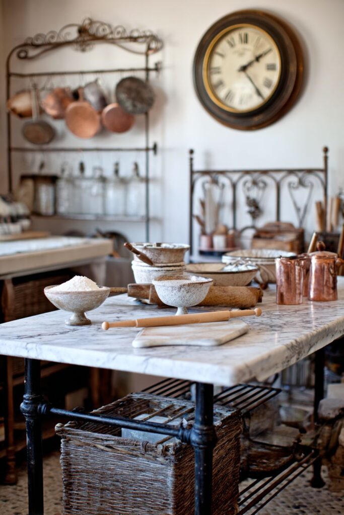 Marble Pastry Station