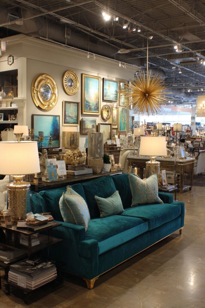 Luxurious Mixed-Media Eclectic Display