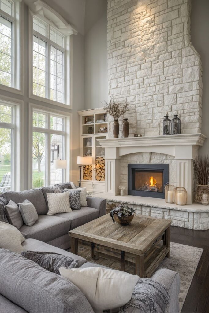 Fireplace Focus: The Hearth as Living Room Centerpiece