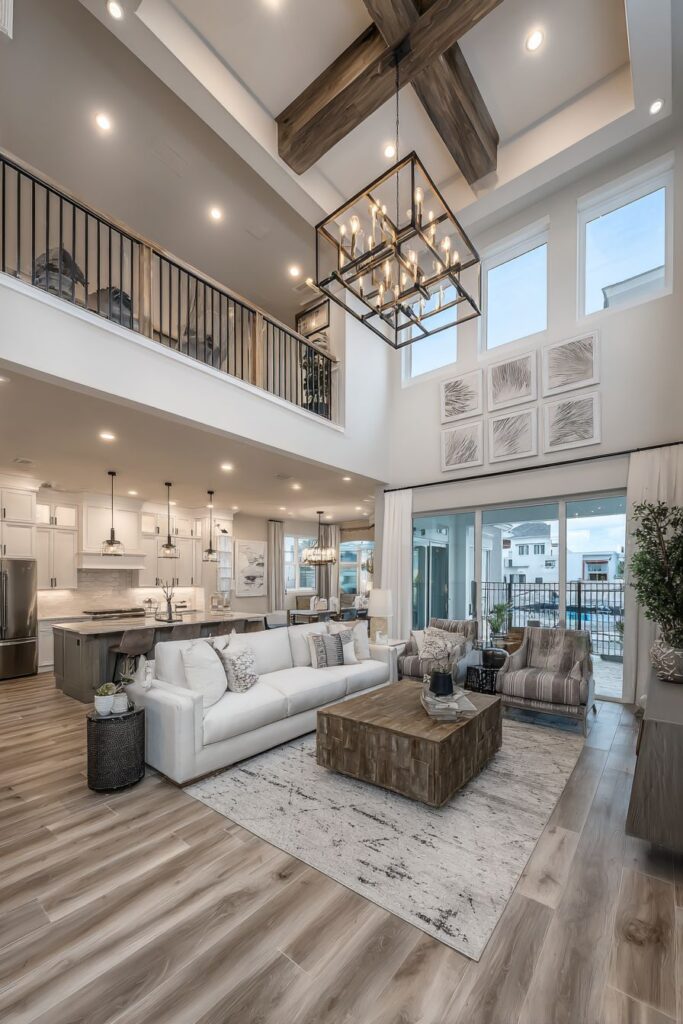 Gallery Wall Showcase with Curated Art Collection