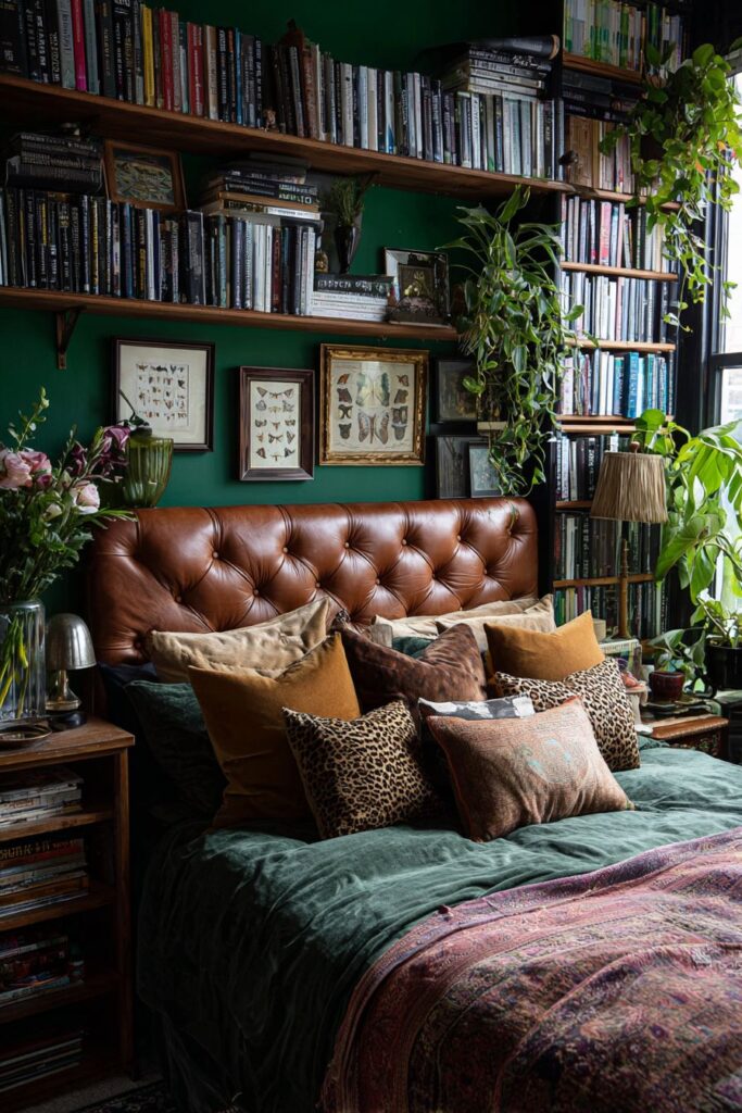 Cognac Leather Intellectual Sanctuary