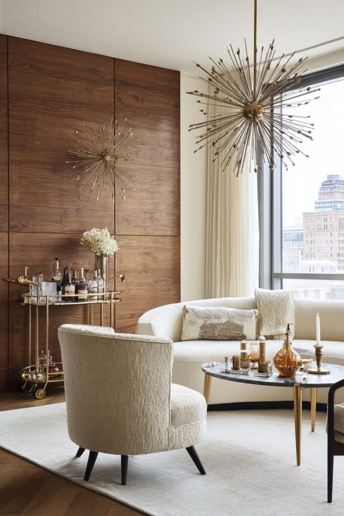 Sculptural Lighting Features