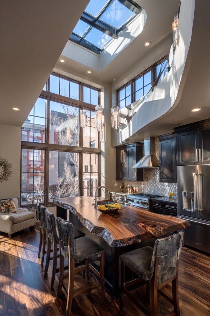 Double-Height Ceiling Grandeur