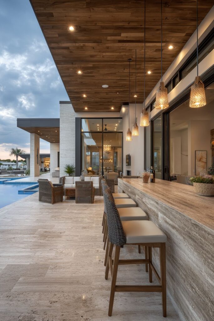 Indoor-Outdoor Kitchen Connectivity