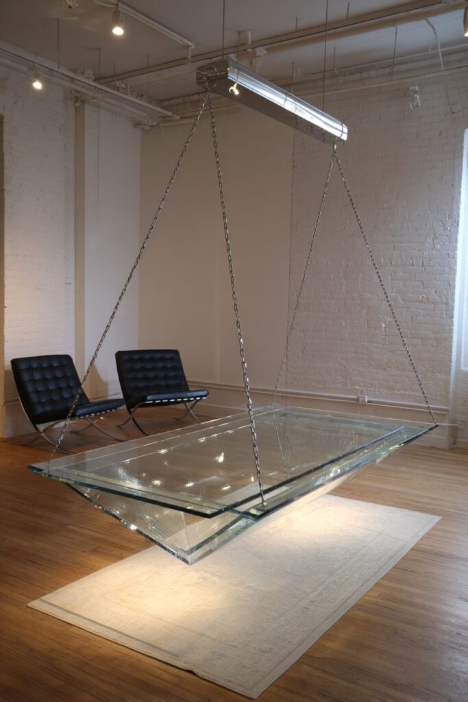 Suspended Reality with Invisible Support Systems