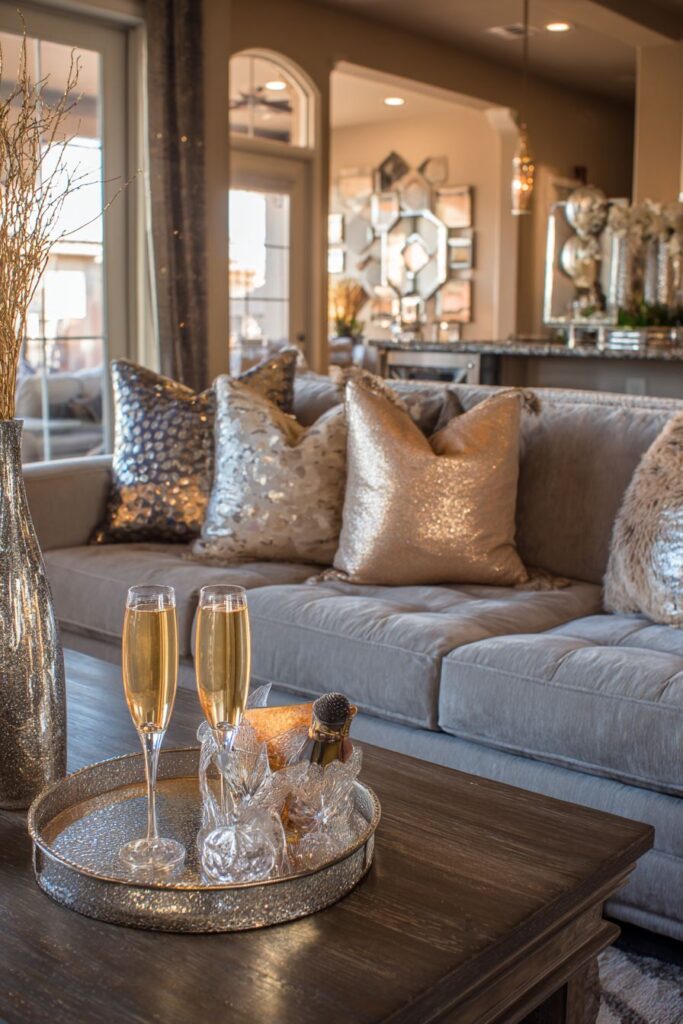 Cohesive Open-Concept Metallic Flow