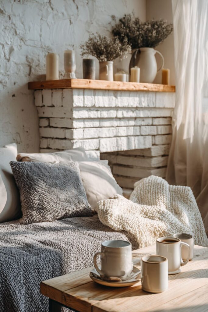 Seasonal Winter Styling with Hygge Comfort Elements