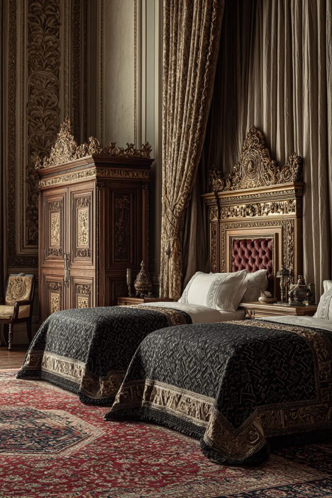 Symmetrical Guest Suite Elegance