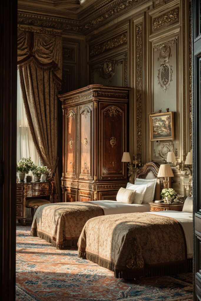 Symmetrical Guest Suite Elegance