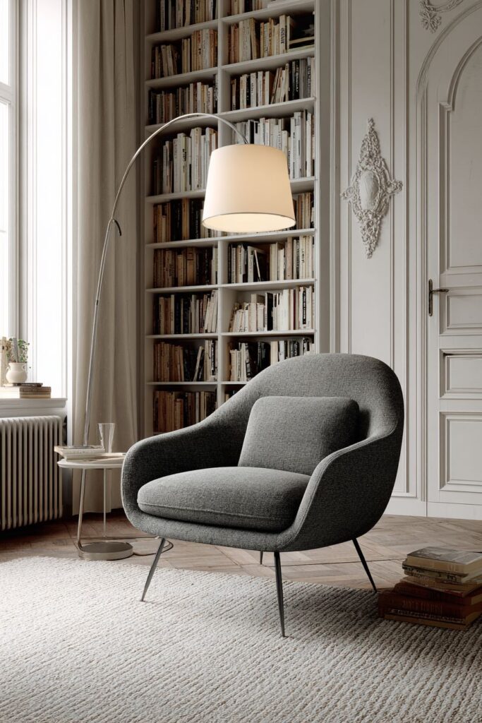 Statement Reading Chair Showcase