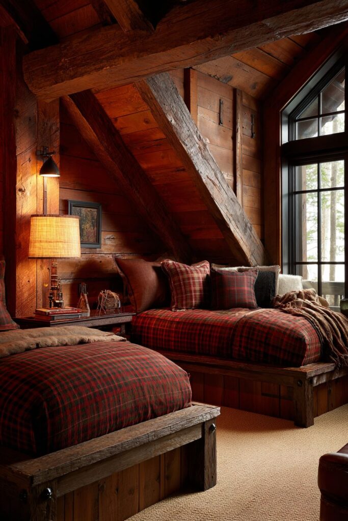 Rustic Reclaimed Wood Beds with Cabin Charm
