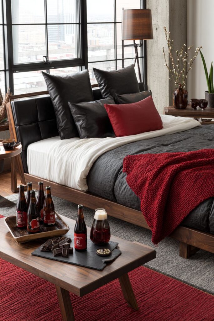 Modern Bedroom Sitting Area for Casual Romance