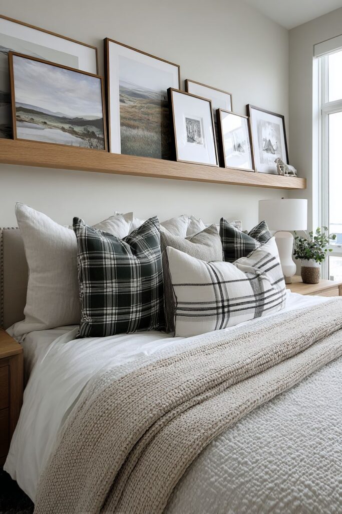 Modern Ledge Shelf System for Rotating Display