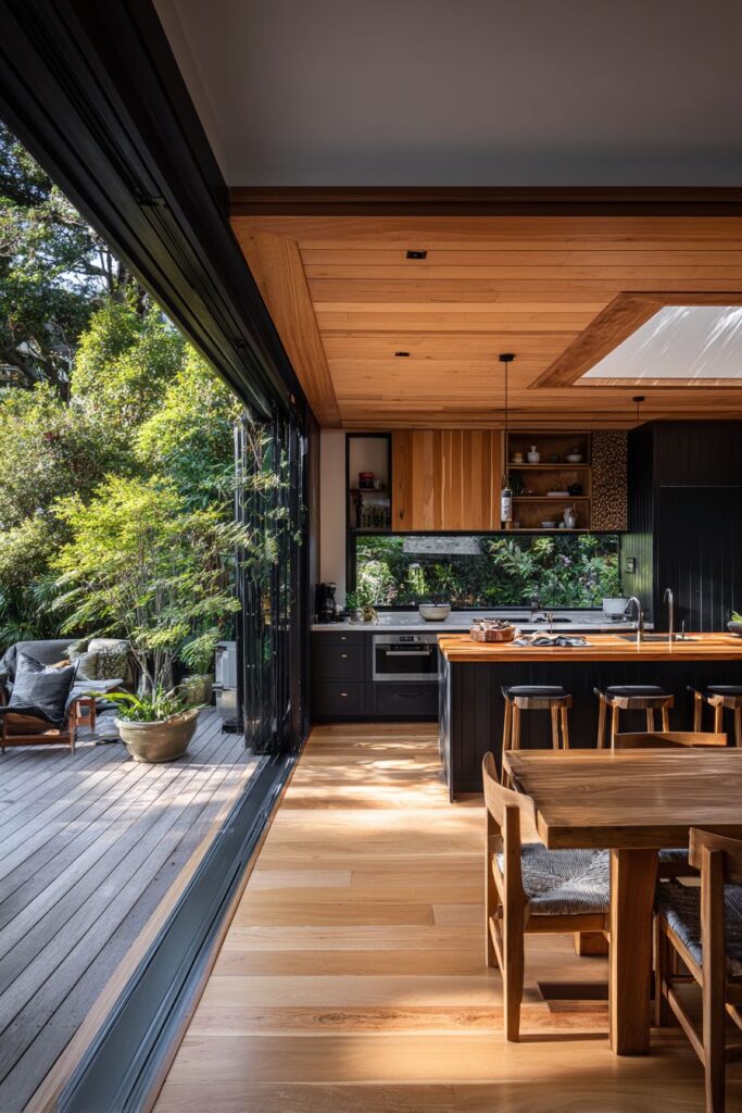 Open-Plan Integration with Dining Area Continuity