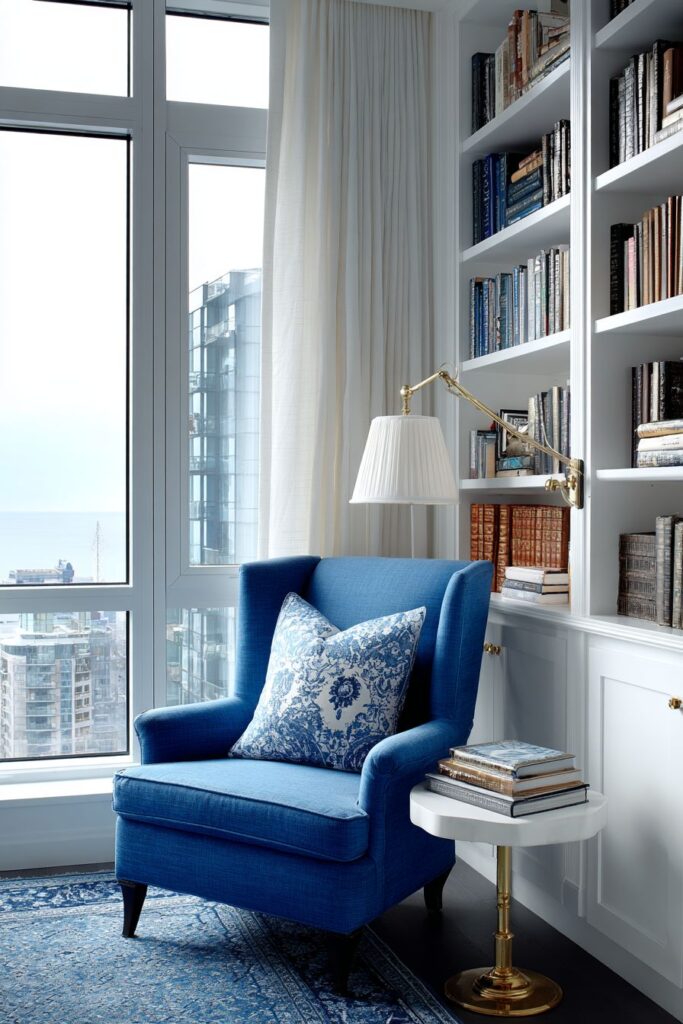 Intimate Reading Nook Sophistication