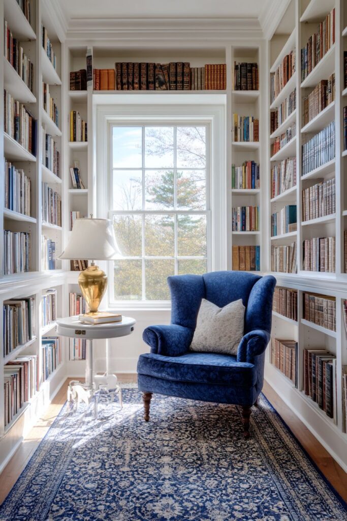 Intimate Reading Nook Sophistication