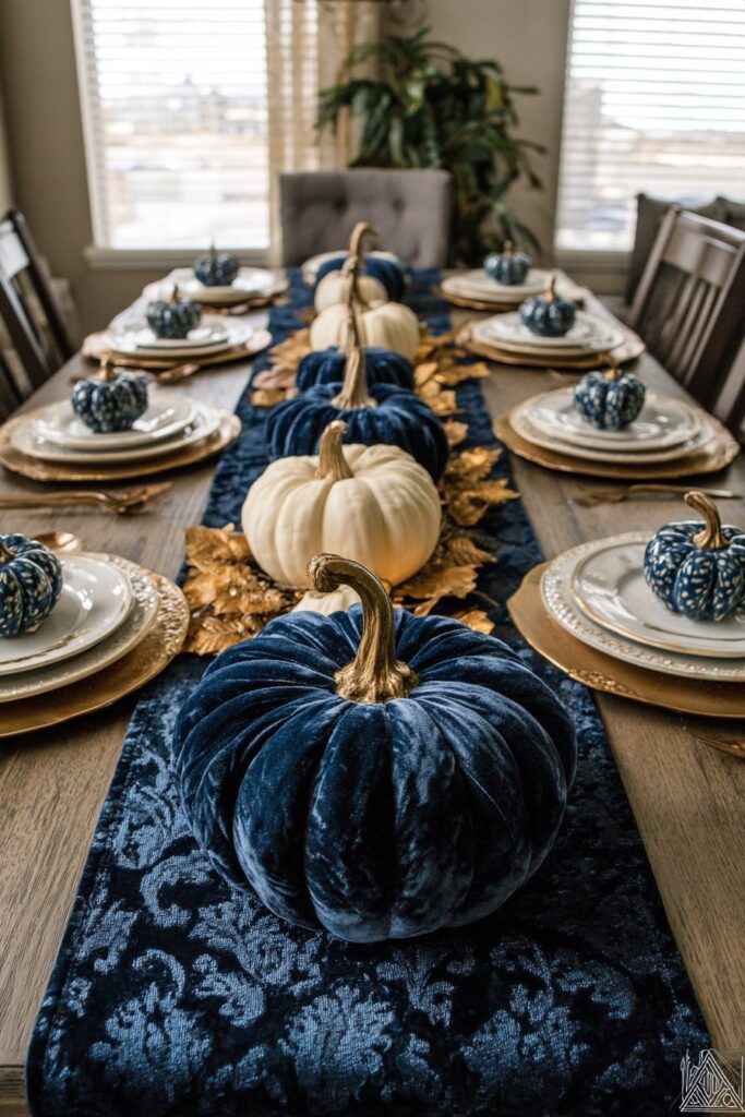 Navy Velvet Luxury Warmth