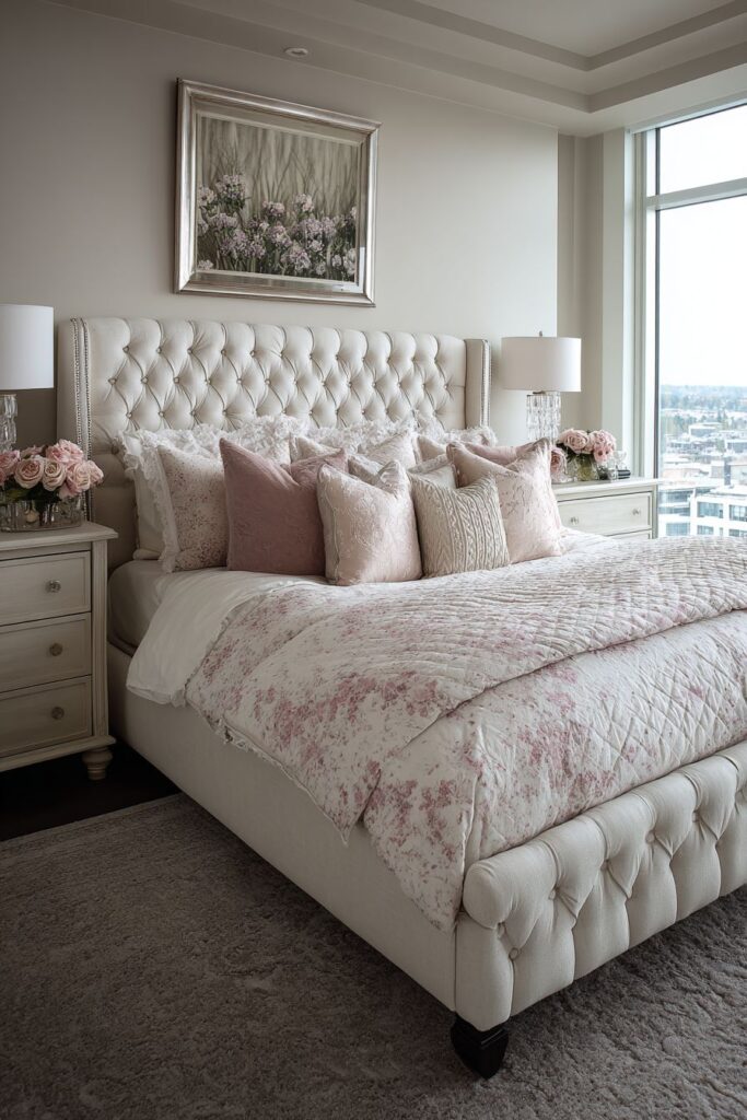 Cohesive Cream and Lace Bedroom Suite