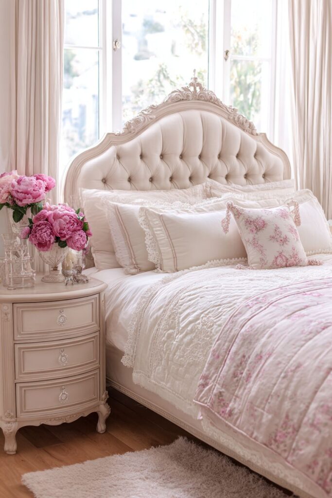 Cohesive Cream and Lace Bedroom Suite