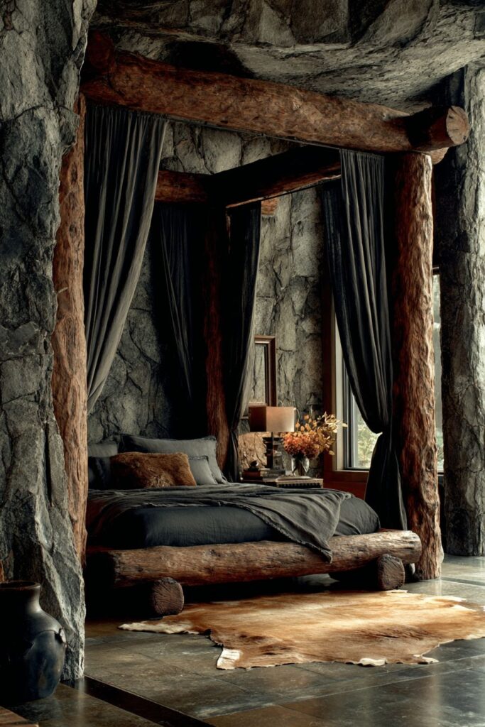 Dramatic Canopy Bed Presence